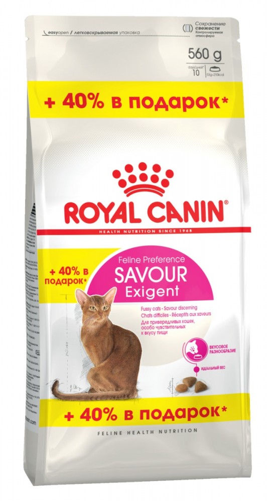 Корм Royal Canin SAVOUR Exigent для требовательных к ВКУСУ корма