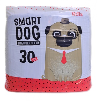 Smart Dog Впитывающие пеленки для собак 60х90, 30 шт