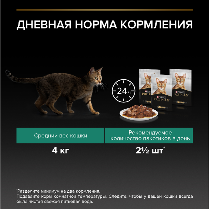 Влажный корм Purina Pro Plan кусочки в соусе для кастрированных кошек с уткой 85 г
