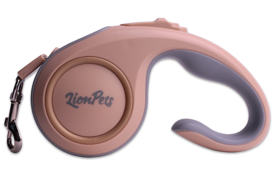 Поводок-рулетка LionPets (Золотое шампанское) PR8805-1 (Размер M длина 5 м)