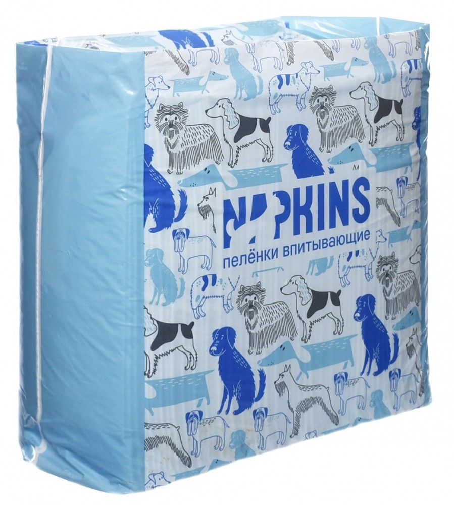 Napkins ГЕЛЕВЫЕ пеленки для собак, 60х90 см, 5 шт