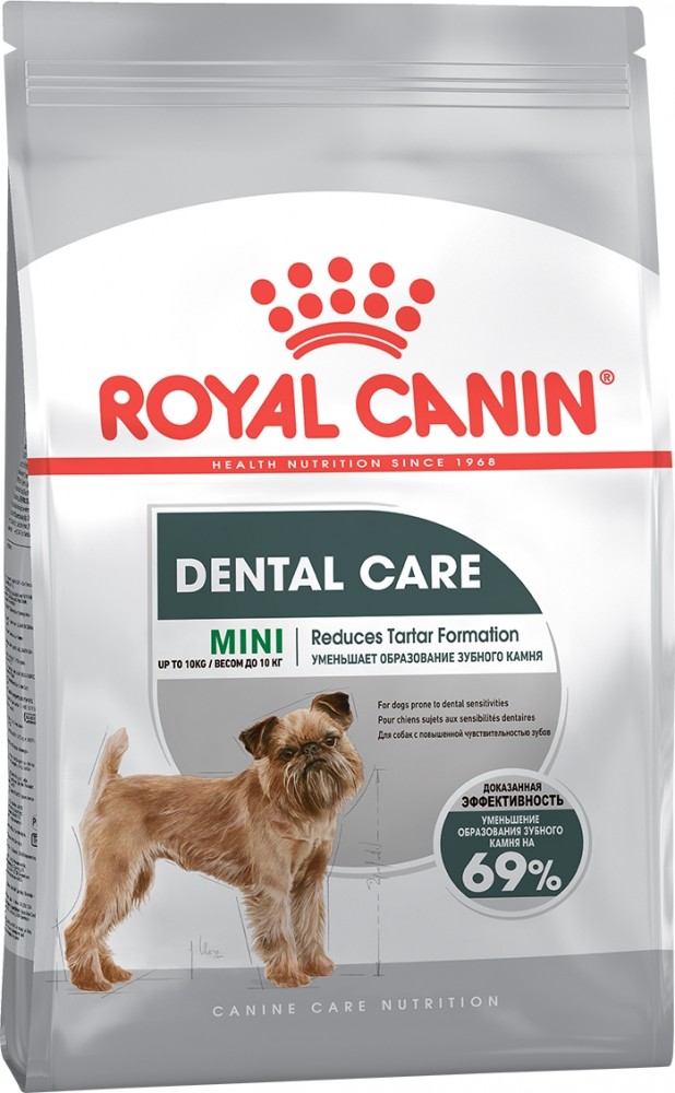 Корм Royal Canin Mini Dental Care для собак с повышенной чувствительностью зубов