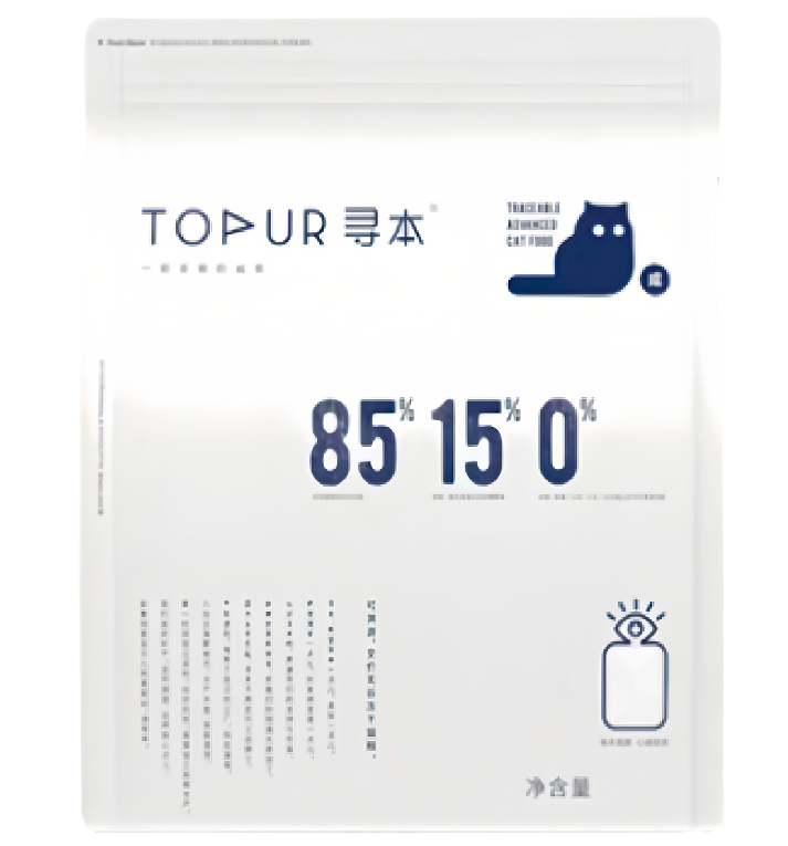 Корм Topur для кошек, с напылением и кусочками курицы, 1.8 кг