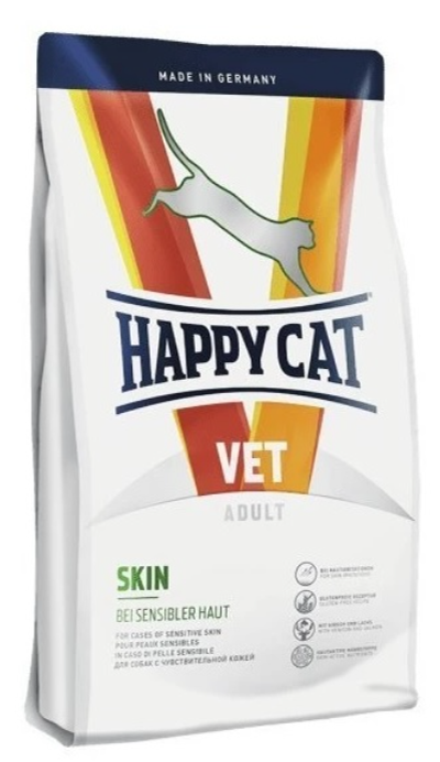Happy Cat VET Diets Skin сухой для кошек с чувствительной кожей 1 кг