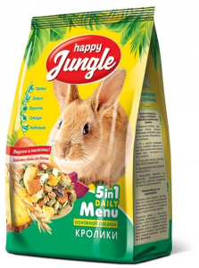 Happy Jungle, корм для кроликов, 400 г