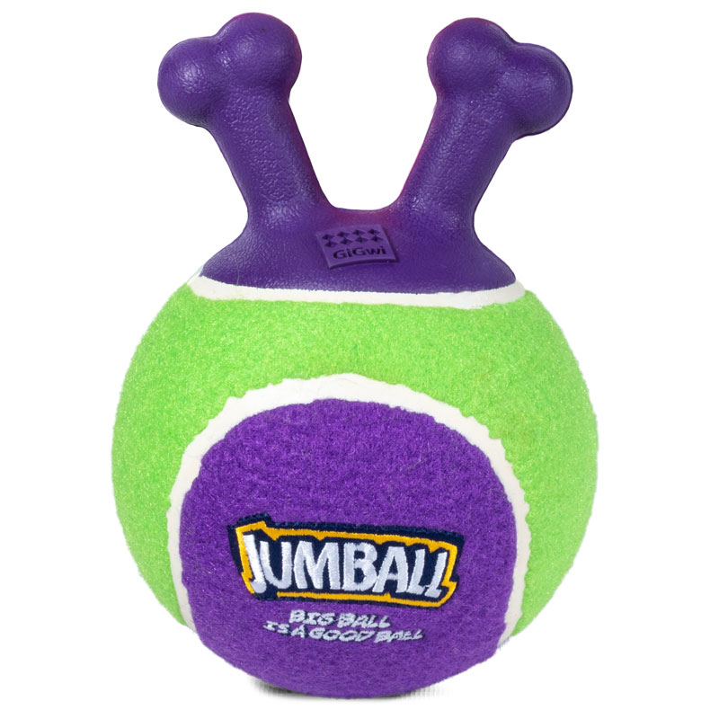 GiGwi игрушка для собак Джамболл, зеленый 18 см