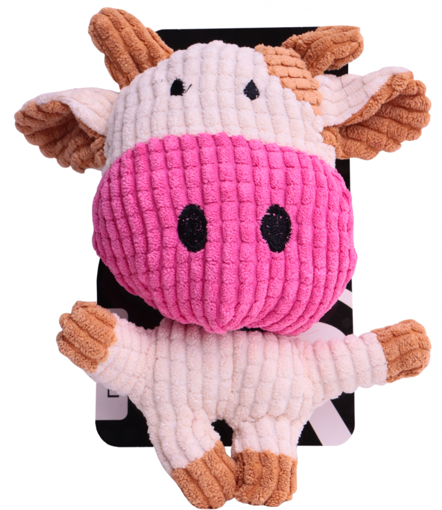 Игрушка для собак LionPets Корова UT1058 20х17 см