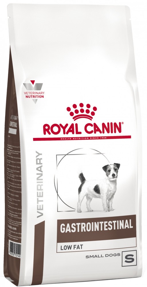 Корм Royal Canin Gastrointestinal LOW FAT Small Dog для собак малых пород при лечении ЖКТ (низкокалорийный) 1 кг