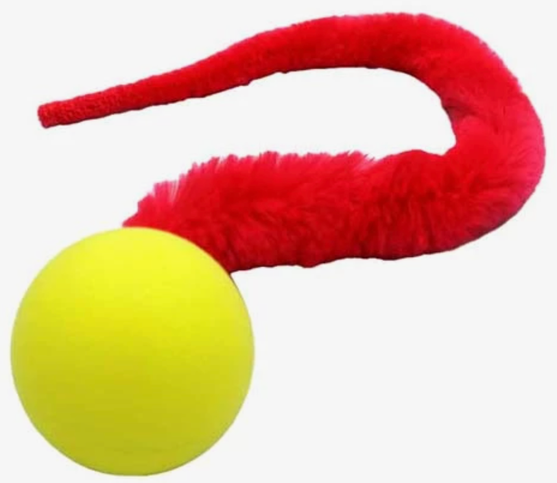 sh-07315 GoSi Игрушка-мячик для Кошек "Нарисуйка для кота" длинный хвост