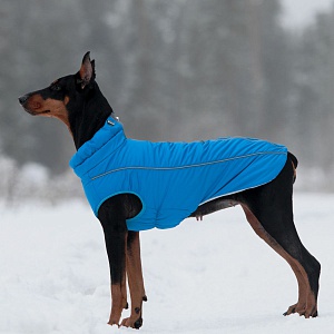 Osso Жилет зимний для собак Аляска р.45-1 салат,бордо,голубой,красный,серый