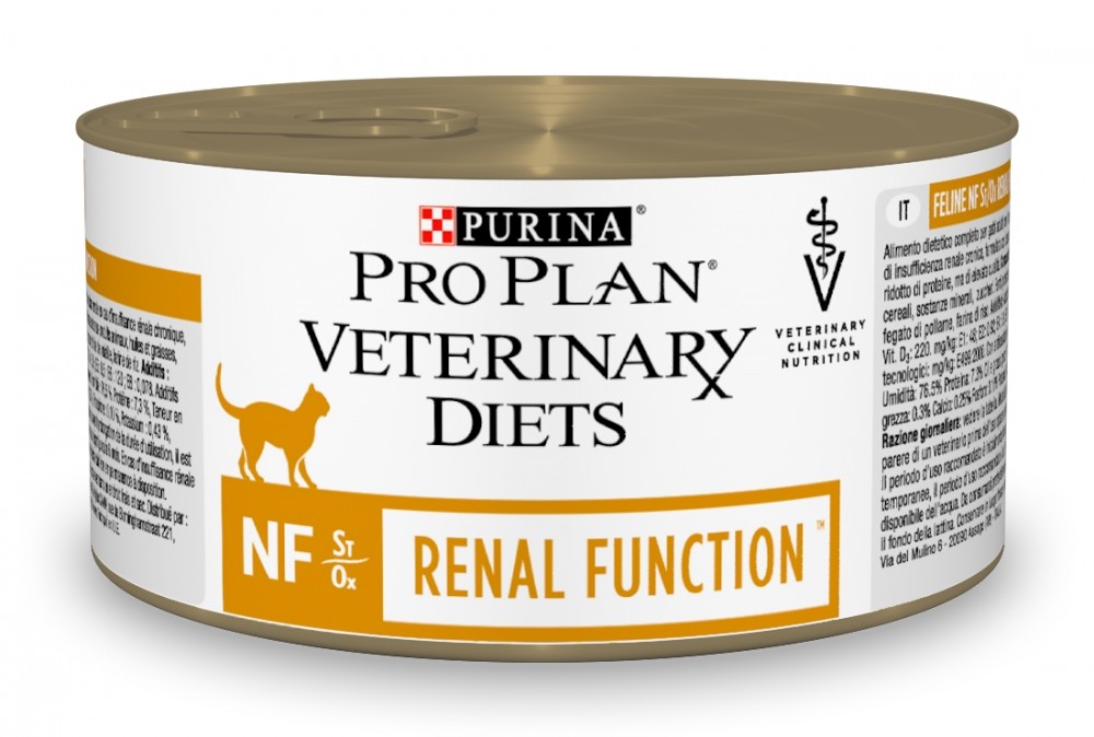 Корм PRO PLAN Veterinary diets NF Renal Function для кошек при патологии почек, 195 г