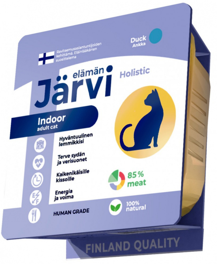 Консерва Jarvi Адульт Утка (ламистер) для домашних кошек 100 г: ПАШТЕТ