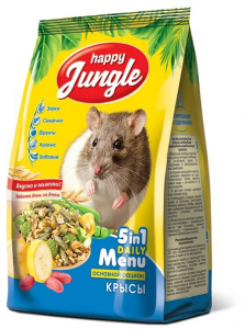 Happy Jungle, корм для декоративных крыс, 400 г