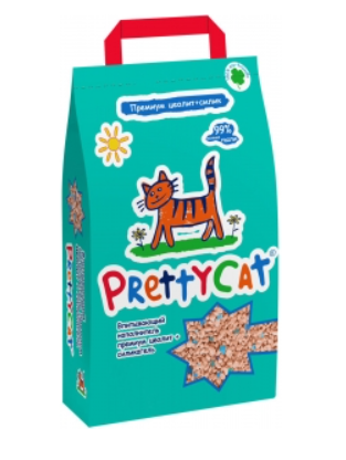 Наполнитель PrettyCat Premium для кошек, впитывающий, премиум цеолит и силикагель