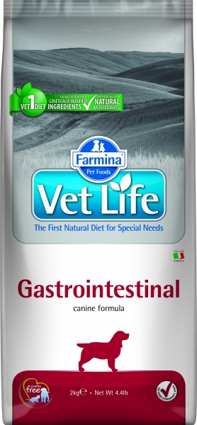Vet Life Диета для собак при нарушениях работы ЖКТ (Gastro-intestinal) 2 кг
