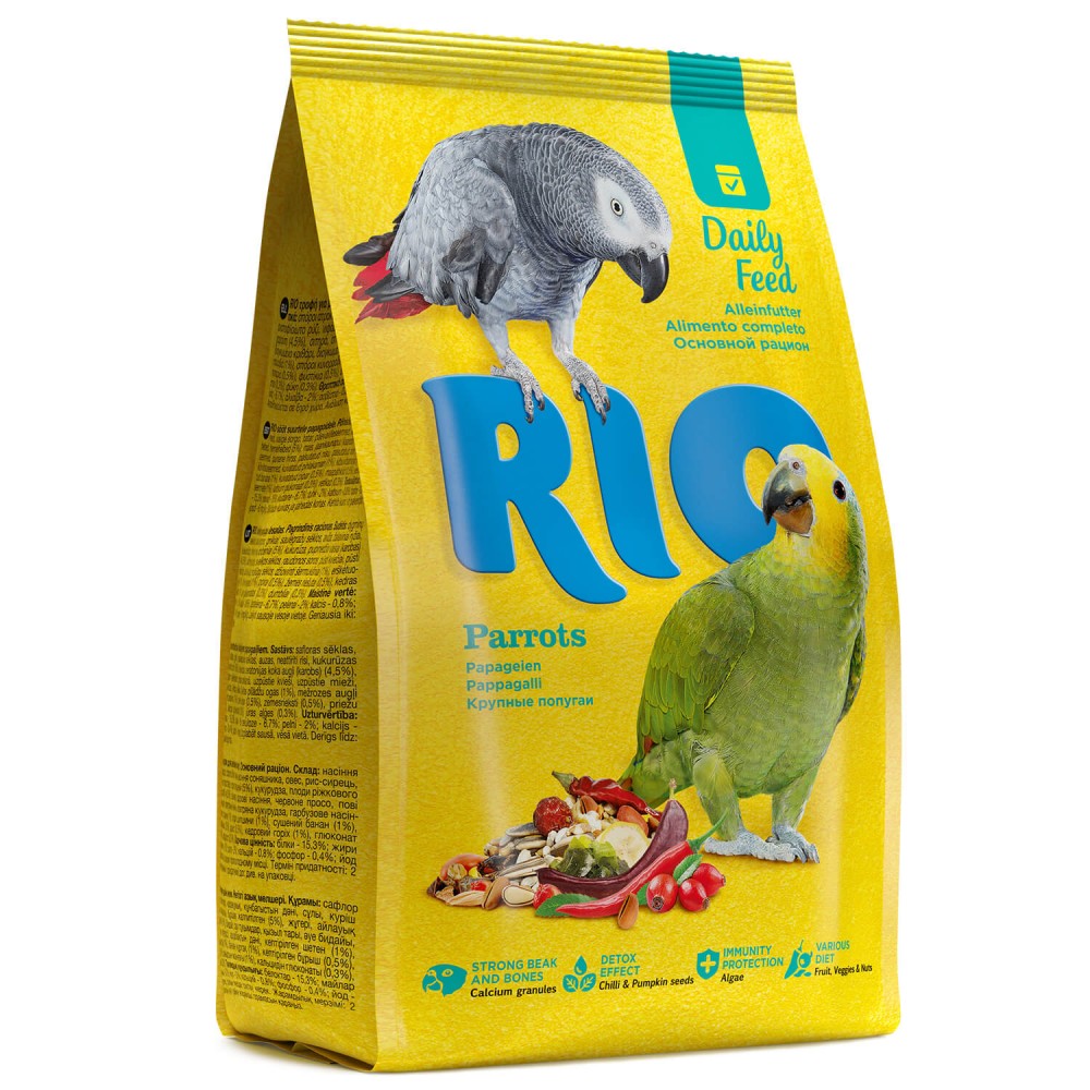Корм Рио для крупных попугаев 500 г
