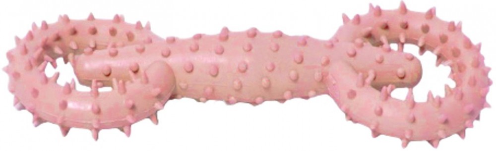 Homepet Dental игрушка для собак, гантель,  розовая, 16х5.8 см
