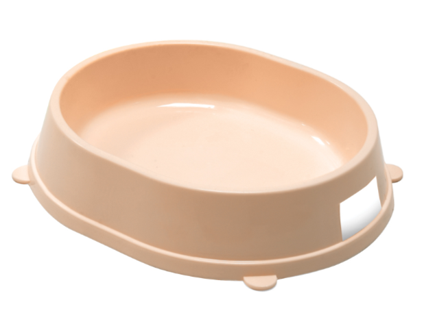 Миска для кошек и собак Triol пластиковая &quot;Карамель&quot;, 0,2л. Цвет микс