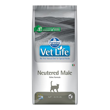 Корм для кошек Farmina Vet Life Management Neutered Male стерилизованных КОТОВ