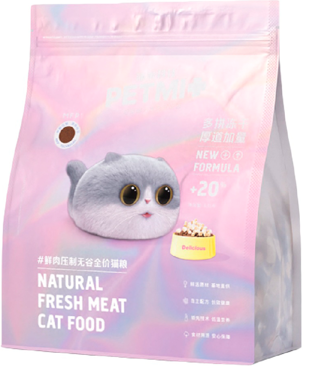 Корм Petmi для привередливых кошек, с кусочками креветки, 1.5 кг