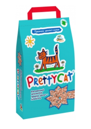 Наполнитель PrettyCat Premium для кошек, впитывающий, глиняный, цеолит, силикагель, тропики, 4 л, 2 кг