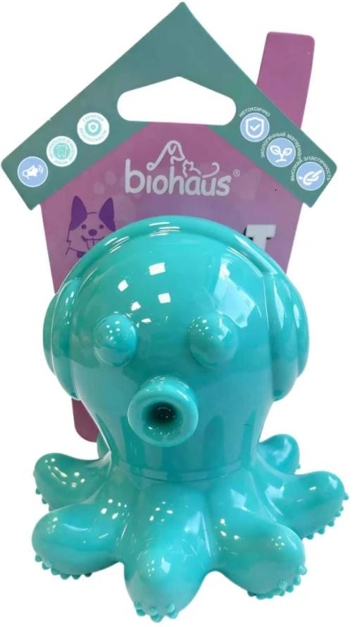 Игрушка-пищалка Биохаус д/собак &laquo;Осьминог в наушниках&raquo;, микс 239г/15см