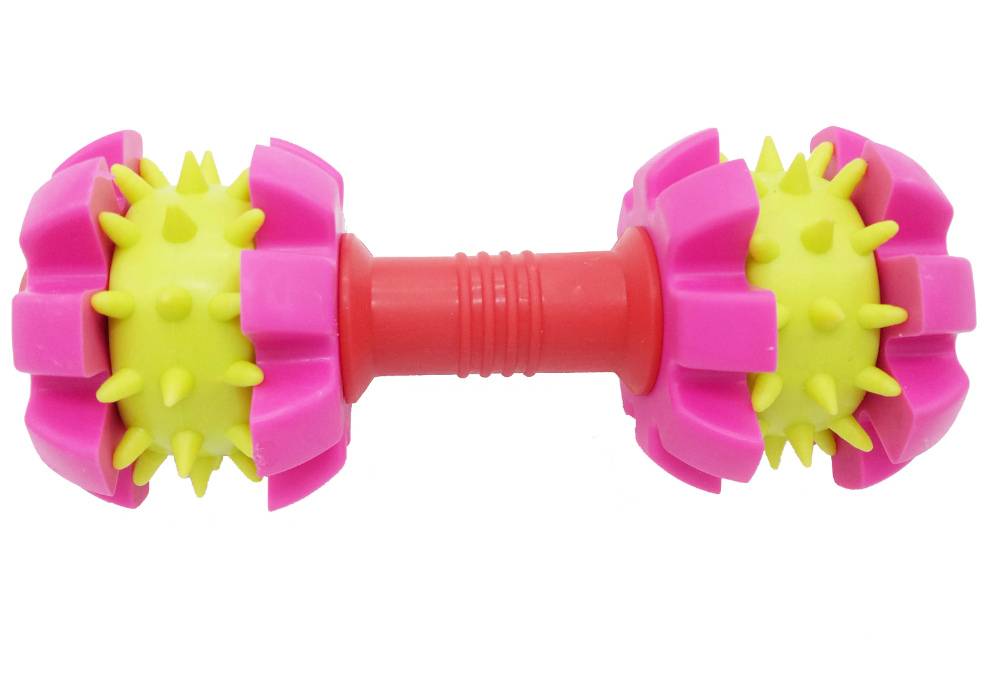 Homepet Dental игрушка для собак, гантель с шипами, 15.5 см