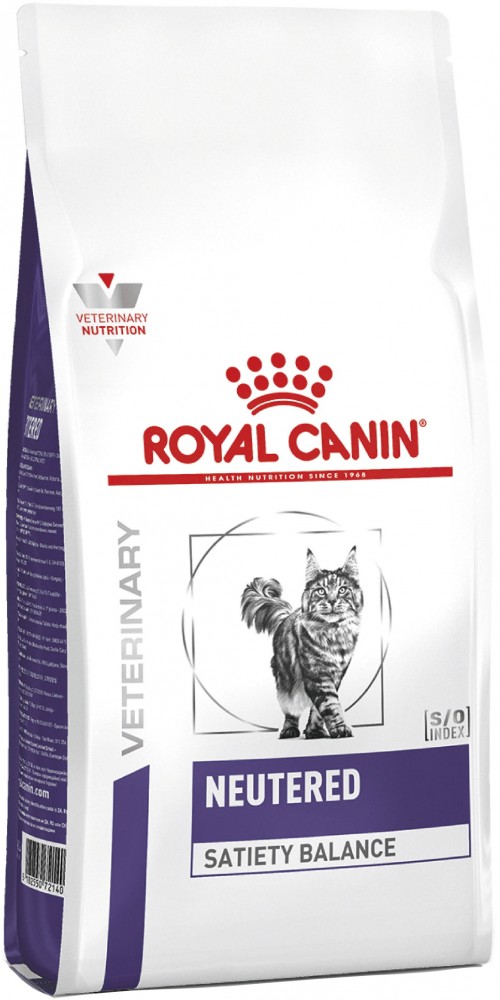 Корм для кошек Royal Canin Neutered Satiety Balance для кастрированных котов и кошек, с пониженной калорийностью для профилактики МКБ 3,5 кг