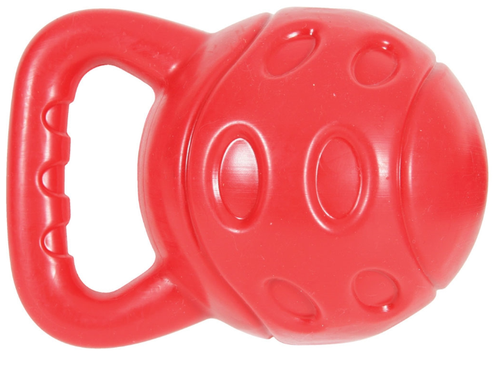 Zolux игрушка, серия Бабл, гиря, термопластичная резина, 15 см, красная