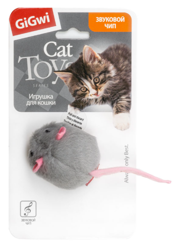 GiGwi игрушка для кошек Мышка, с электронным чипом