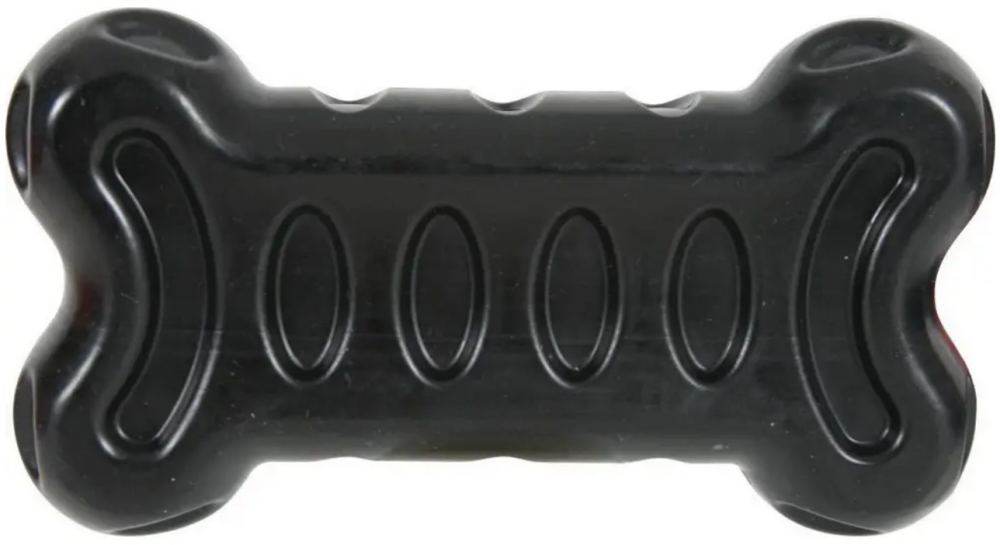 Zolux игрушка,серия Бабл, кость, термопластичная резина, 15 см, черная
