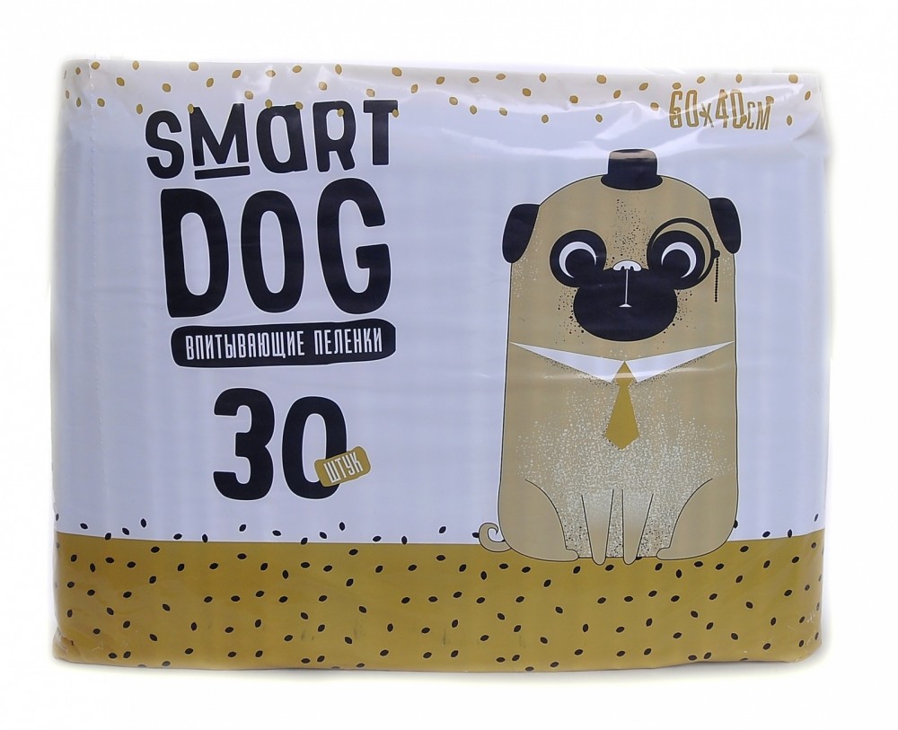 Smart Dog Впитывающие пеленки для собак 60х40, 30 шт