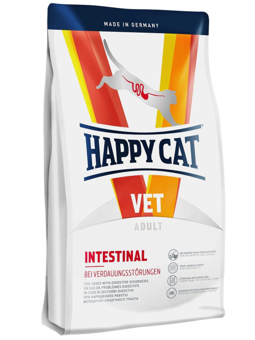 Happy Cat VET Diets Intestinal 1 кг сухой для кошек с чувствительным пищеварением