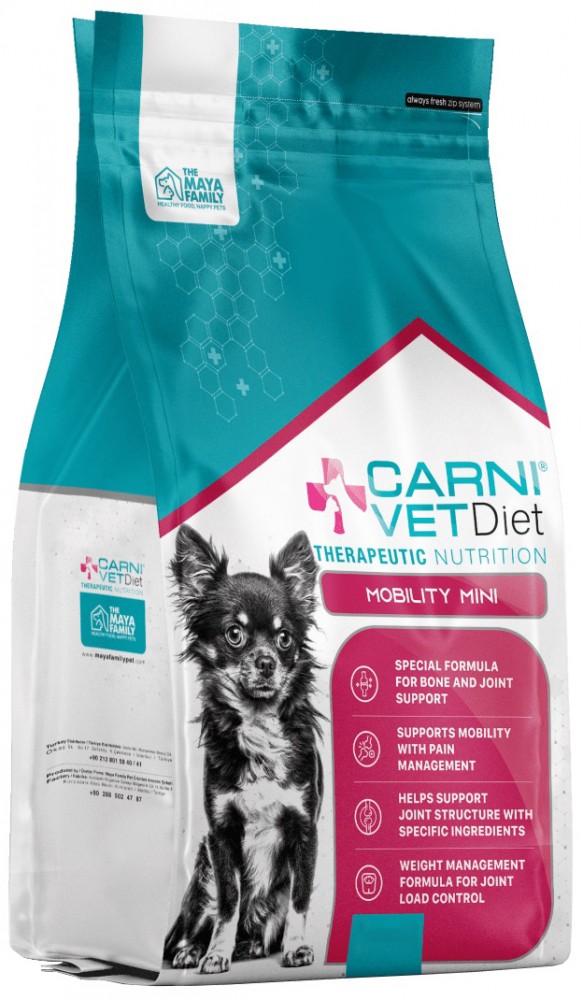 Корм Карни ВЕТ ДИЕТ МОБИЛИТИ Mobility МИНИ для собак малых пород, для поддержания здоровья суставов, 2.5 кг