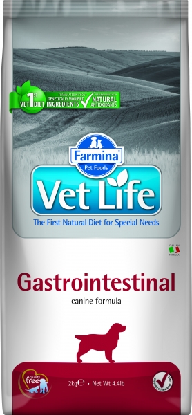 Vet Life Диета для собак при нарушениях работы ЖКТ (Gastro-intestinal) 12 кг