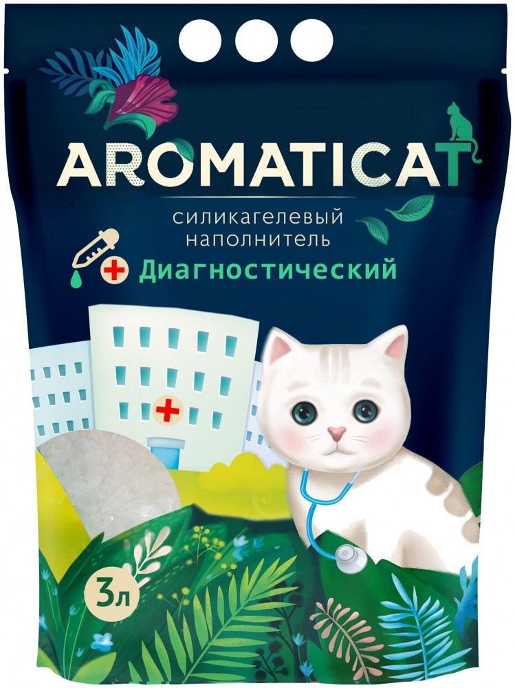 Наполнитель AromatiCat силикагелевый Яблоневый сад