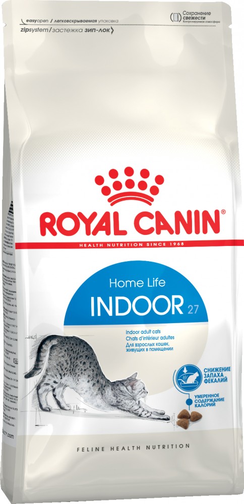 Корм Royal Canin Indoor для домашних кошек 2 кг