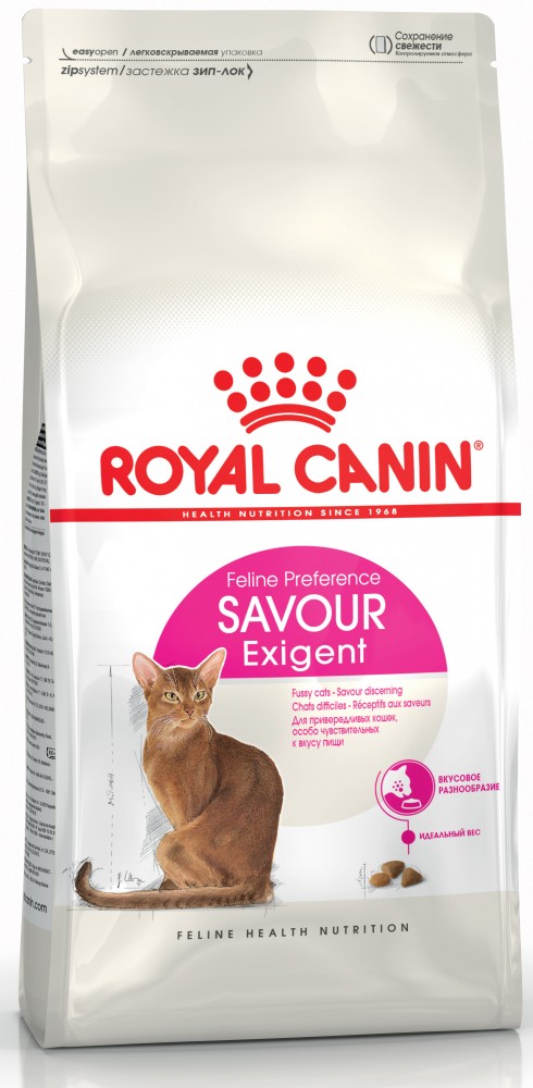 Корм Royal Canin SAVOUR Exigent для требовательных к ВКУСУ корма 400 г