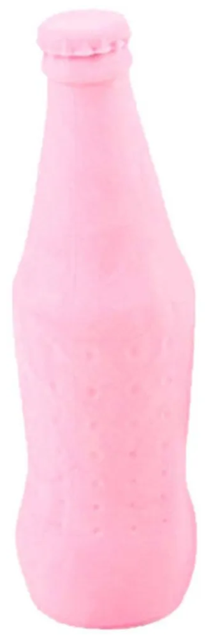 HomePet Foam TPR Puppy игрушка для собак, бутылка, розовая, 15х4.5 см