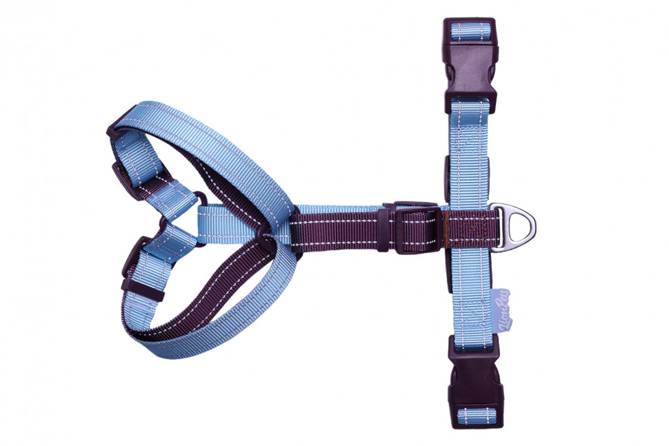 Шлейка анатомическая LionPets LP26-1 (Размер M Спинка 10-14 см, грудь 53-70 см, шея 43-67 см, стропа 2.5 см)