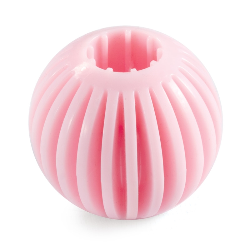 Игрушка PUPPY для щенков из термопласт. резины &quot;Мяч&quot;, розовый, d55мм