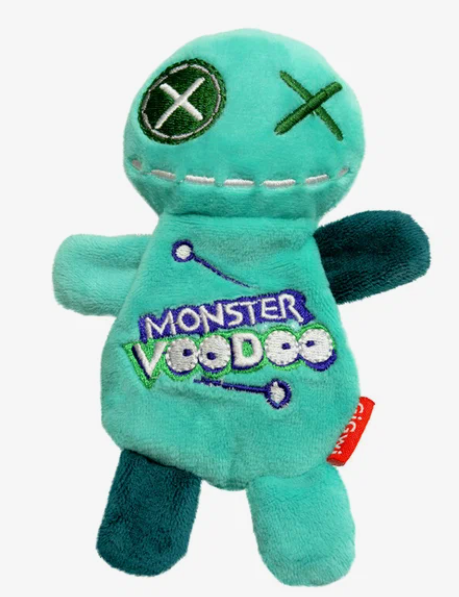 Игрушка для собак Gigwi Кукла-Вуду зеленая 17,5 см, серия MONSTER VOODOO