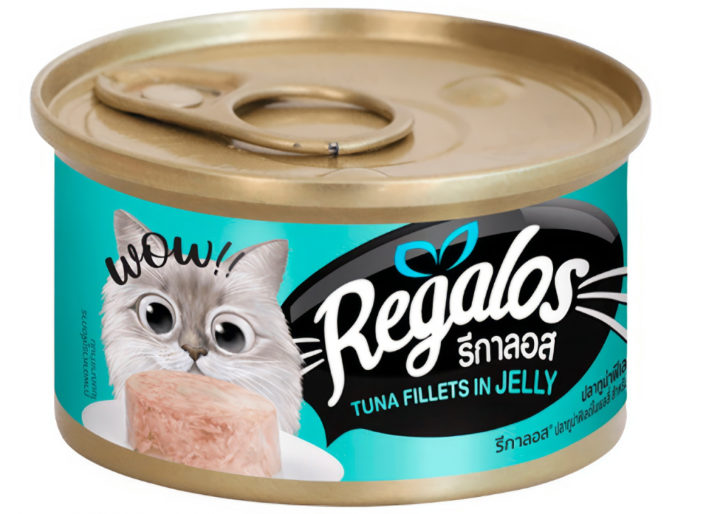 Корм Regalos Tuna&amp;Chicken (в соусе) для кошек, тунец с курицей, 80 г