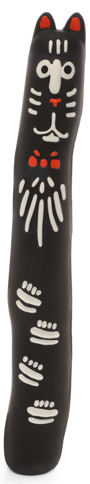 Игрушка для собак из латекса &quot;Чёрный кот&quot;, 225мм