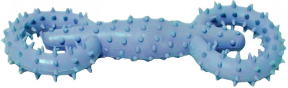 Homepet Dental игрушка для собак, гантель, голубая, 16х5.8 см