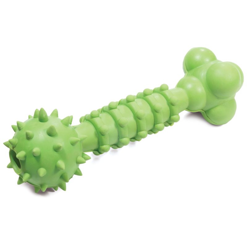 Игрушка для собак из ц/литой резины &quot;Гантель креативная с колокольчиком&quot;, 160мм
