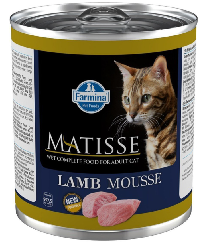 Корм Farmina Matisse Lamb Mousse (мусс) для кошек с ягненком, 300 г
