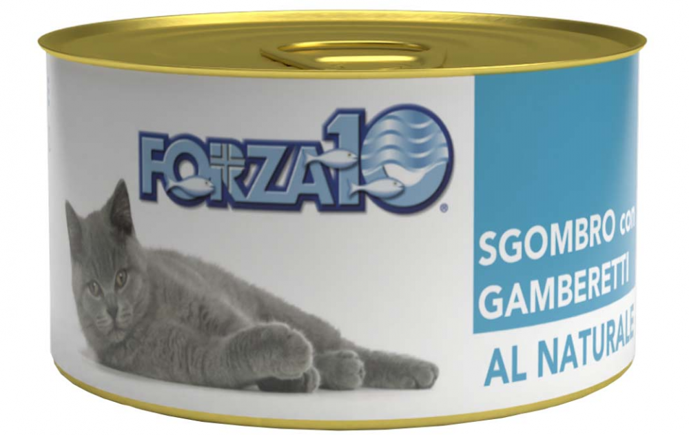 Корм Forza10 Maintenance Natural Mackrele &amp; Shrimps для кошек, со скумбрией и креветками, 75 г