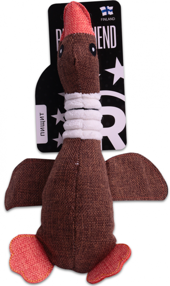 Игрушка для собак LionPets Гусь UT1057 (Коричневый) 32 см