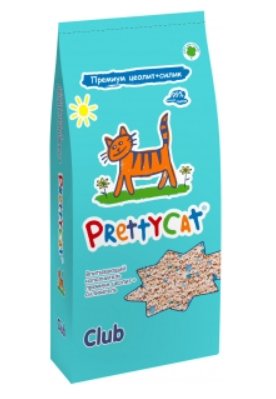 Наполнитель PrettyCat Premium для кошек, впитывающий, премиум цеолит и силикагель